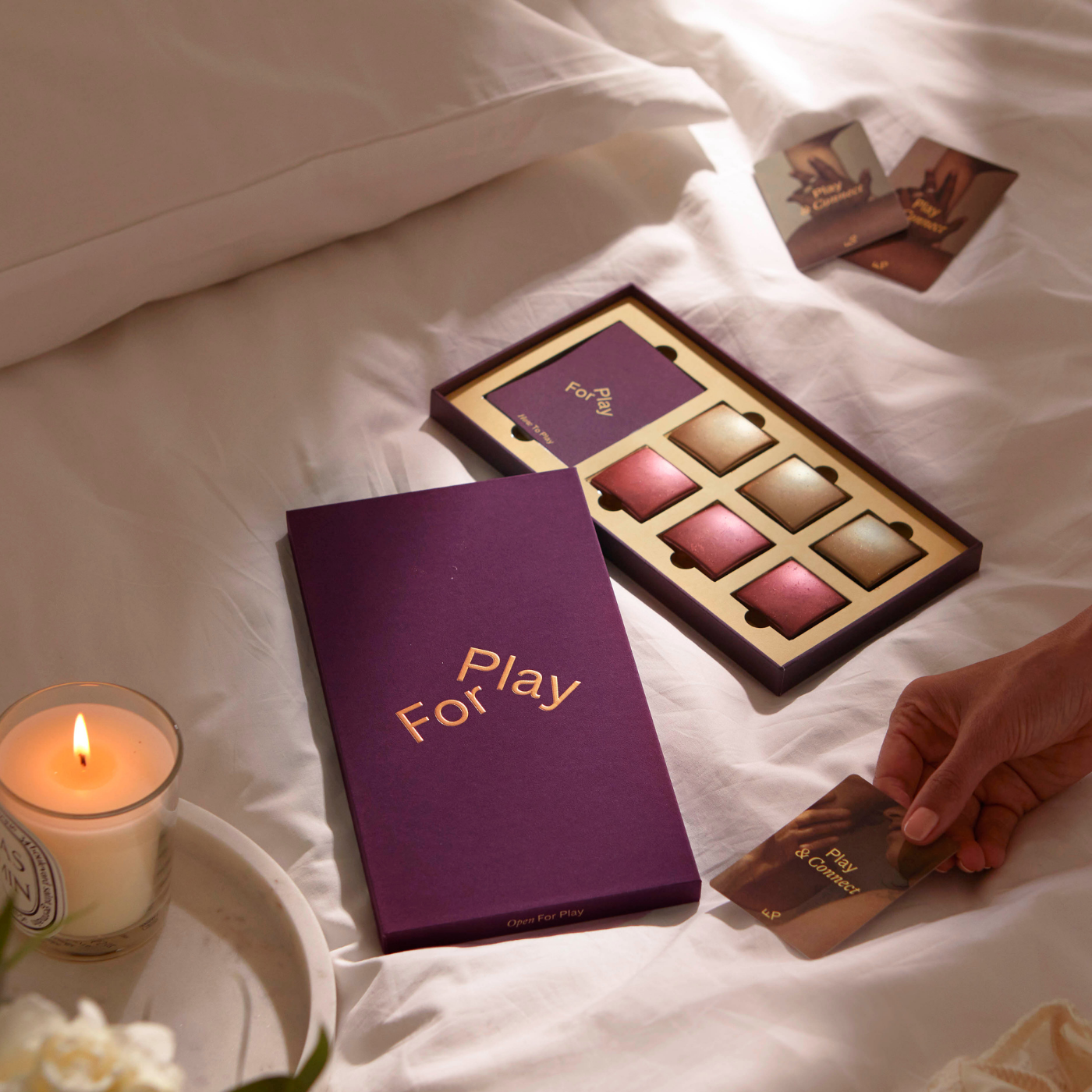 For Play All-Natural Couples Chocolates for Sharing