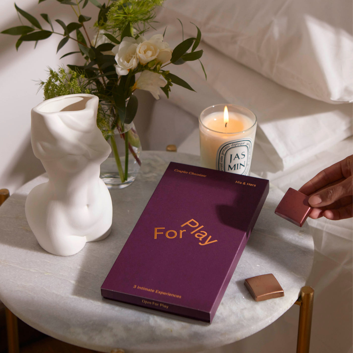 For Play All-Natural Couples Chocolates for Sharing